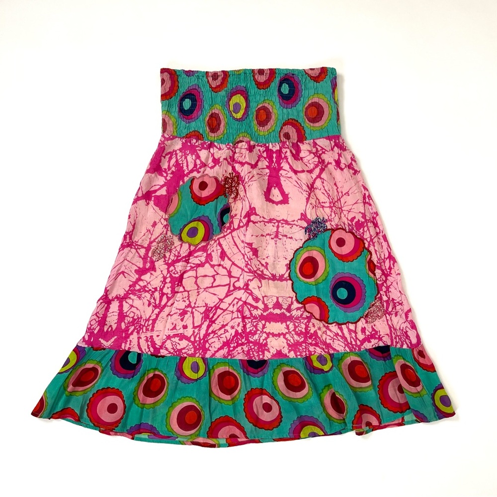Boho Skirt w Sequin Butterflies